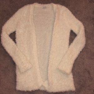 Fuzzy cardigan